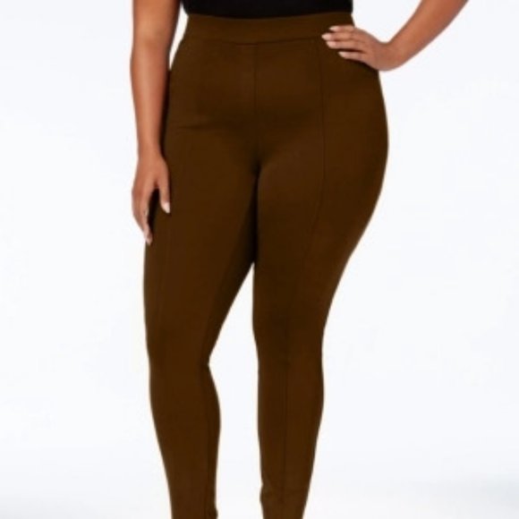 Style & Co. Pants - Style & Co Plus Size Seamed Ponte Leggings